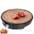 Máquina de crepes eléctrica 1000W hornear crepe fabricante de crepes sartén de pizza antiadherente 12 pulgadas máquina de crepes eléctrica